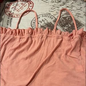 Shein pink crop top/tank top
